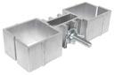 CONTESTAGE - PLTS-fc2 - Connecting clamp for two square legs
