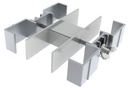 CONTESTAGE - PLTS-fc4 - Connecting clamp for four square legs