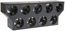 BRITEQ - BT-NONABEAM - BQ1 - Create dynamic 'light curtain effects' with this extremely powerful stage projector, based on 9pcs 60W CW/WW LEDs in combination with amazing RGB glow effects.