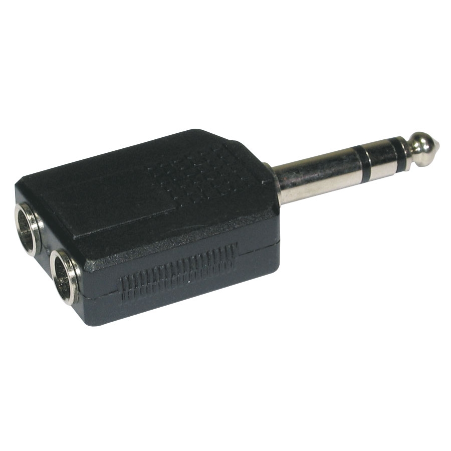 HILEC - ADAPT850 - 2x Female Jack 6.35 / 1x Male Jack 6.35 adapter