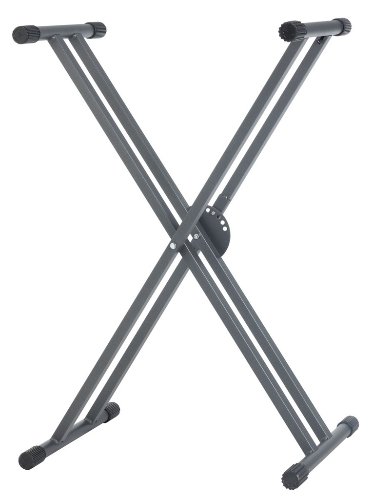 HILEC - KB4 - Keyboard stand with double crossbars - Magnesium series