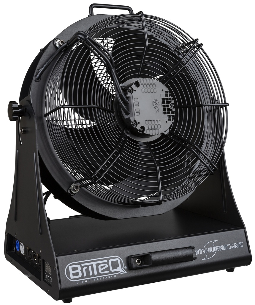 BRITEQ - BT-HURRICANE - DMX-controlled studio & stage fan, also perfect for use in clubs, theatres, rental applications… .