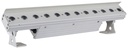 BRITEQ - LDP-COLORSTRIP 12FC - Powerful indoor LED projector equipped for typical “wall wash” applications.
48cm long enclosure, equipped with 12pcs 4W RGBW-leds, divided into 2 sections.
