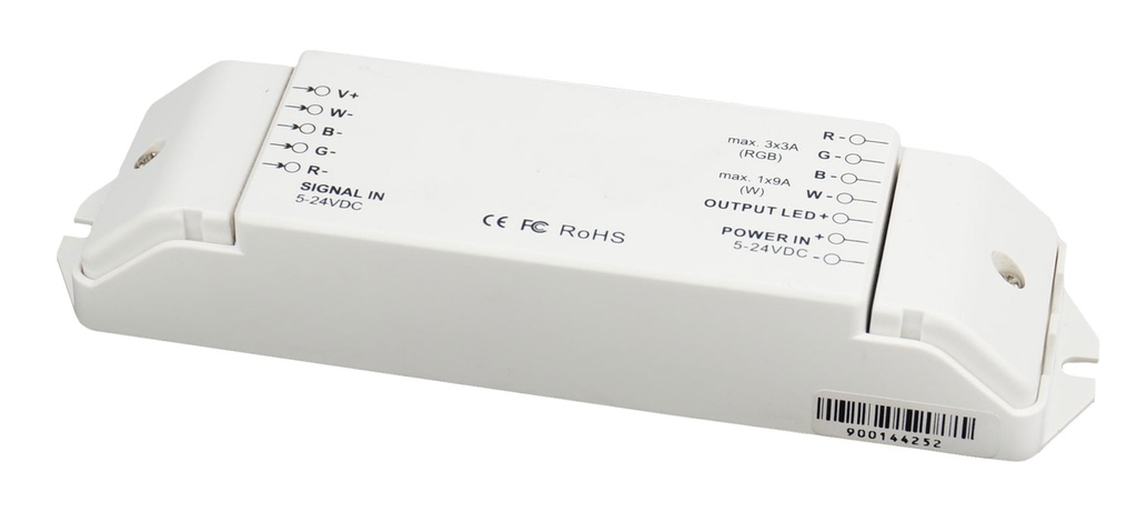 CONTEST - TAPEBOOSTER RGBW - 4-Channel signal booster 5-24VDC - 3x3A + 1x9A max