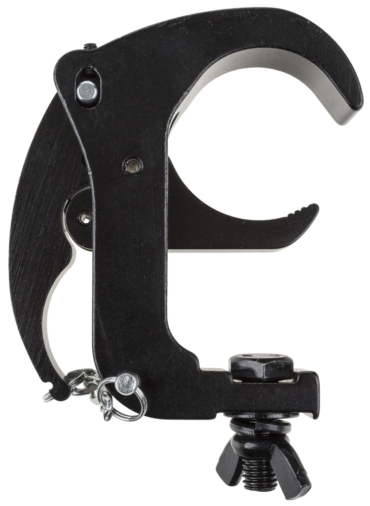 BRITEQ - ULTRA CLAMP BLACK - Mounting clamp equipped with the ultrafast “CLICK-ON” installation system.