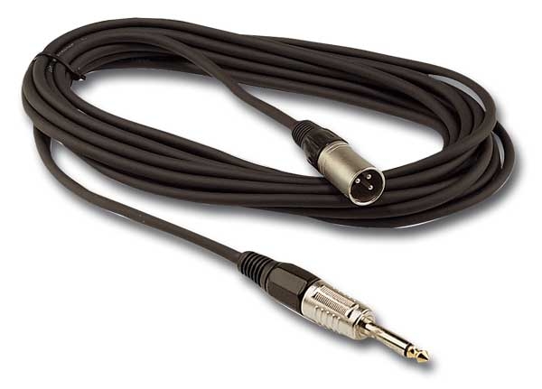 HILEC - CM/XMJM-1,5 - XLR male / Jack 6.35 mono male microphone cable - 1.5m