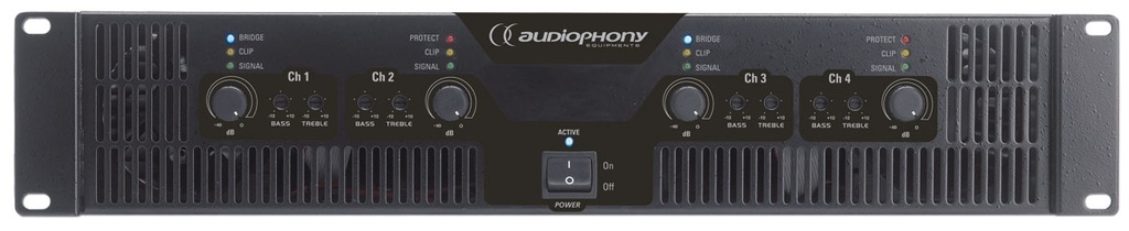 AUDIOPHONY - WA-4X3 - 4-channel amplifier: 4x 300Wrms / 4ohm