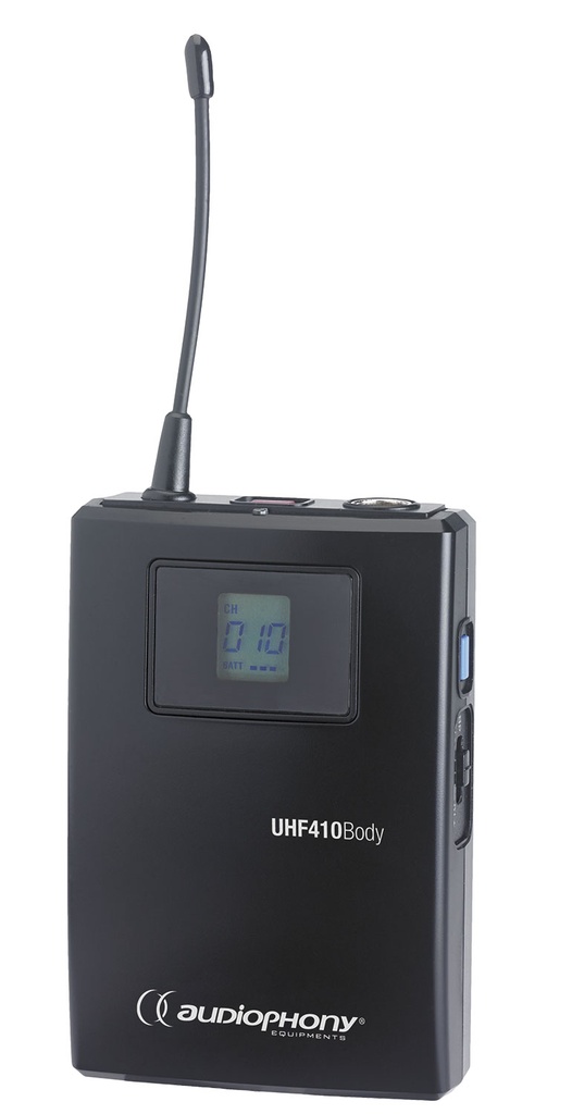AUDIOPHONY - UHF410-Body-F8 - Bodypack True Diversity emitter - 800MHz range