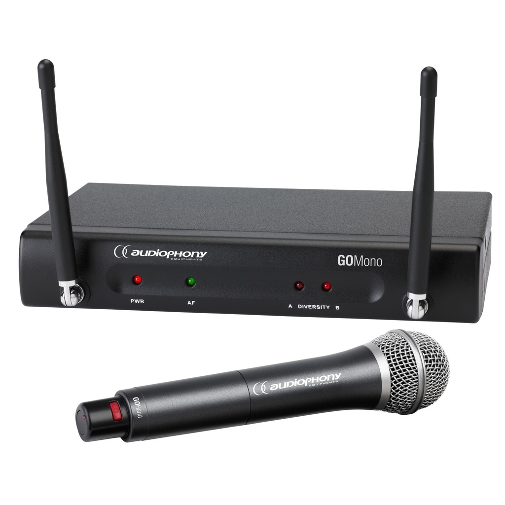 AUDIOPHONY - Pack GO-Hand-F8 - 1 GOMono receiver + 1 GOHand handheld transmitter - 800MHz