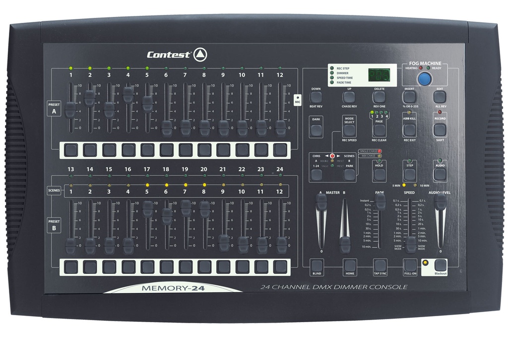 CONTEST - MEMORY-24 - DMX intelligent lighting controller
