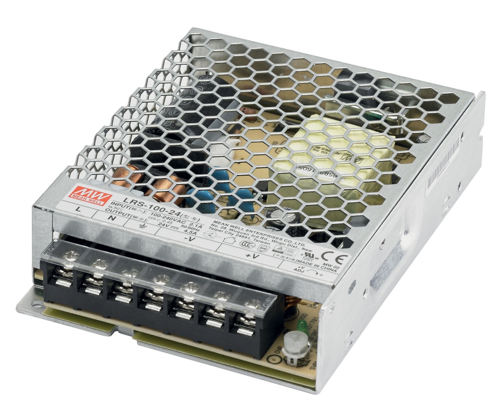 CONTEST - LRS-100-24 - Power Supply - 24VDC 100W max - IP20 - 2 outputs
