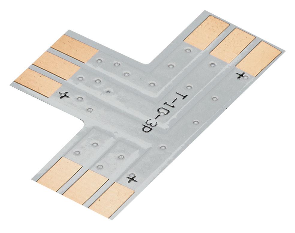 CONTEST - TCO-3 - Bicolor ribbon T-connector - 10mm