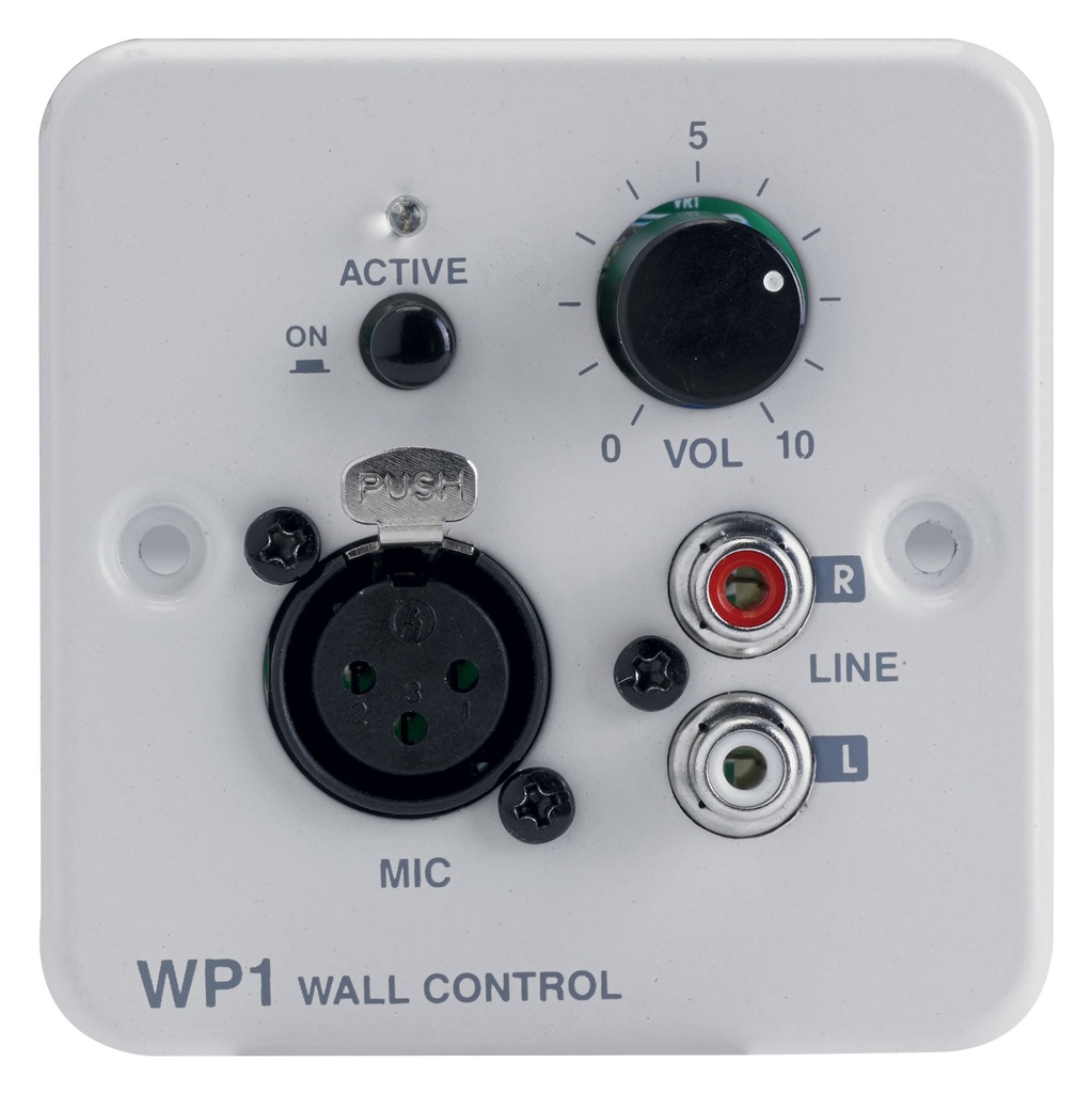 AUDIOPHONY PA - WP-1 - Wall-mounted controller for ZONEAMP4120 or PREZONE444