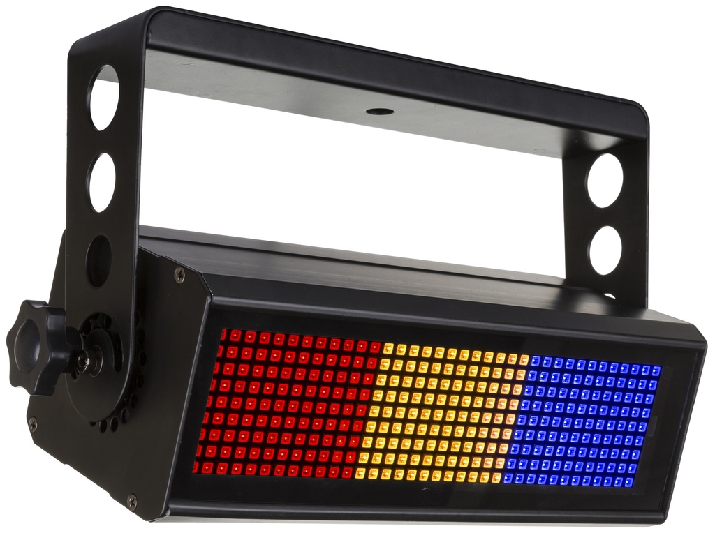 BRITEQ - BT-MAGICFLASH RGB - FULL COLOR LED strobe with 3 separately controllable segments and 324 RGB strobe LEDs for an exceptional light output!