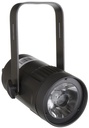 BRITEQ - BEAMSPOT1-DMX WW - Stylish DMX-controlled 15W Warm White 3200K single beam projector, equipped with a very narrow 4° lens making it a very powerful tool for all kinds of applications.