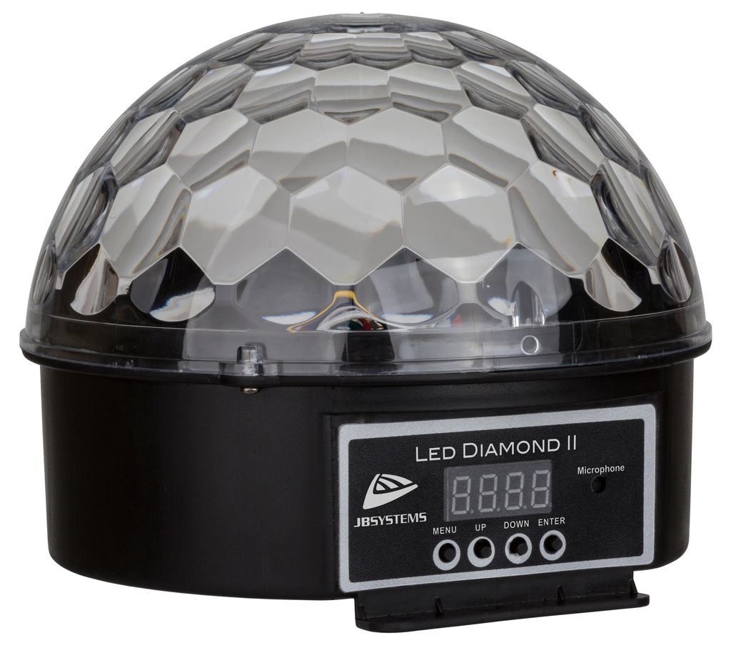 JB SYSTEMS - LED DIAMOND II - A very attractive and compact DMX-controlled LED effect