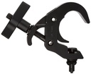 BRITEQ - FAST CLAMP Black V2 - Mounting clamp for tubes between 48 and 51mm, including 2 sets bolt & wing nut (M10 + M12)