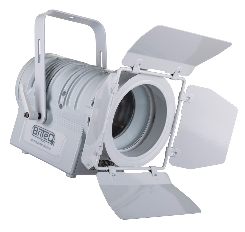 BRITEQ - BT-THEATRE 50WW (WHITE) - Stylish LED theater spot with manual 10° ~ 50° zoom. 50watt LED, warm white 3200K with high (CRI >92) for natural colors.
