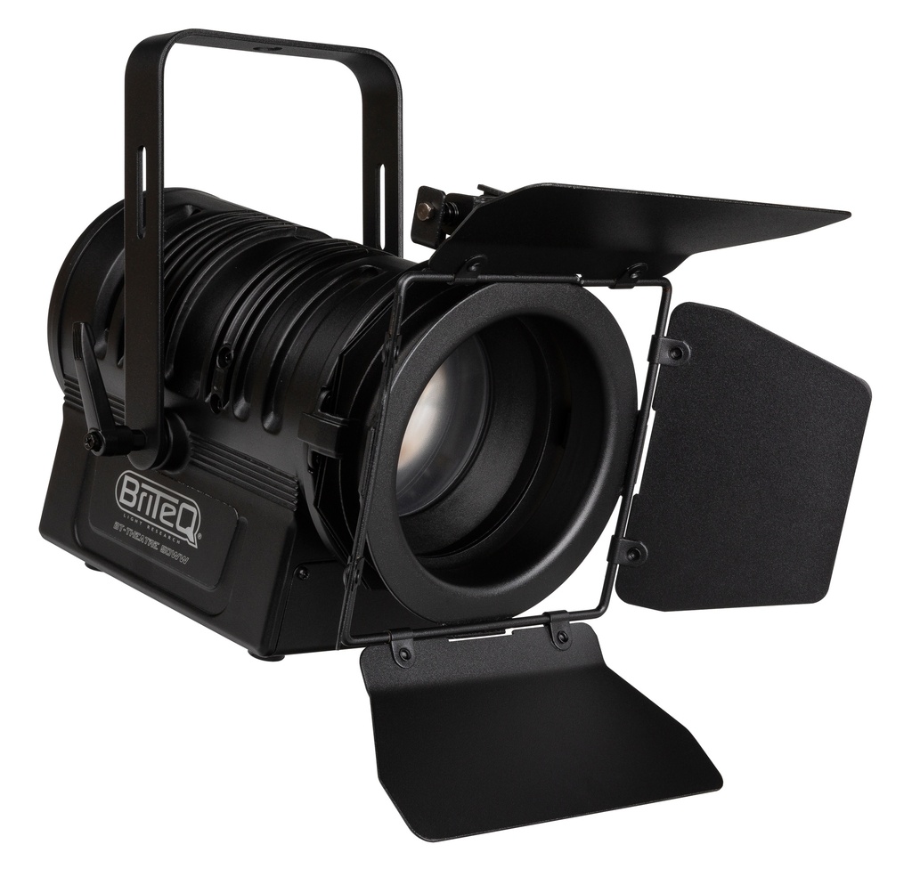 BRITEQ - BT-THEATRE 50WW (BLACK) - Stylish LED theater spot with manual 10° ~ 50° zoom. 50watt LED, warm white 3200K with high (CRI >92) for natural colors.