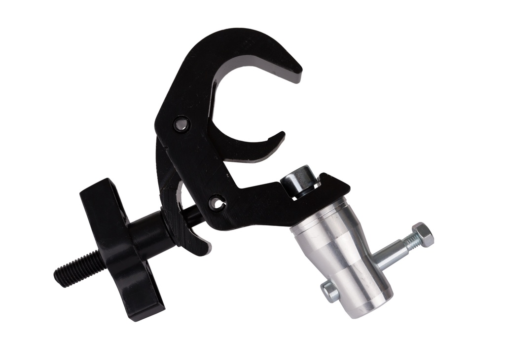 CONTESTAGE - BT-TRUSS Clamp+conical BLK  - Clamp with conical connection : BLACK ALU - SWL:100kg