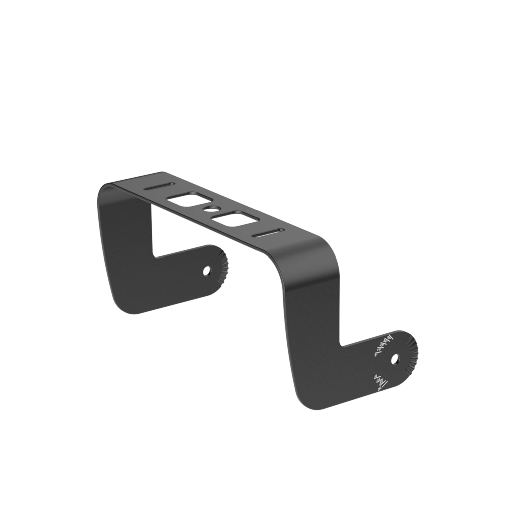 AUDAC - MBK455/B - Angled mounting bracket set for ARES5A - Black version