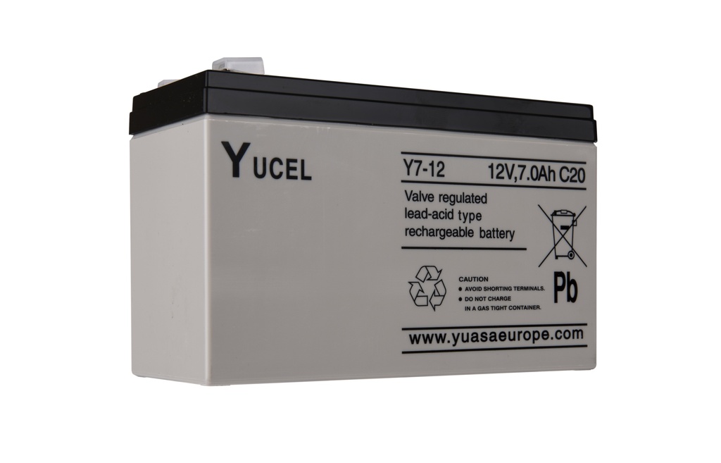 JB SYSTEMS - Battery for PPA-101 - Lead-acid battery, 12V, 7Ah