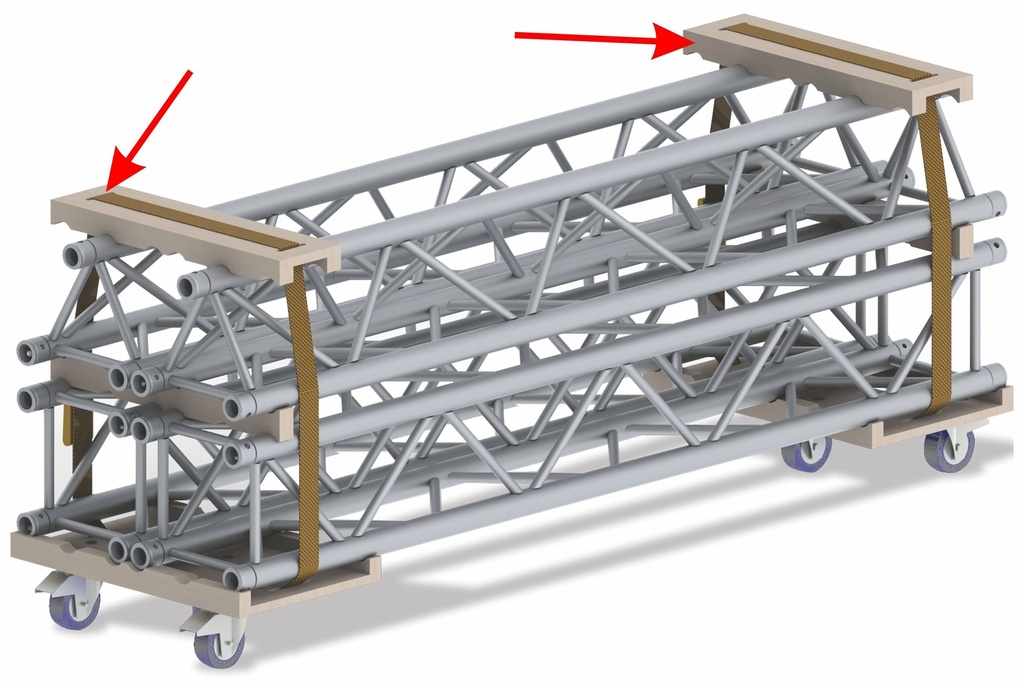CONTESTAGE - BT-TRUSS 29-TROLLEY-TOP - Truss trolley top