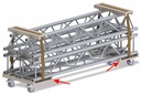 CONTESTAGE - BT-TRUSS 29-TROLLEY-BASE - Trolley for easy transport of our ALU-truss 290 (square + tryangle)
