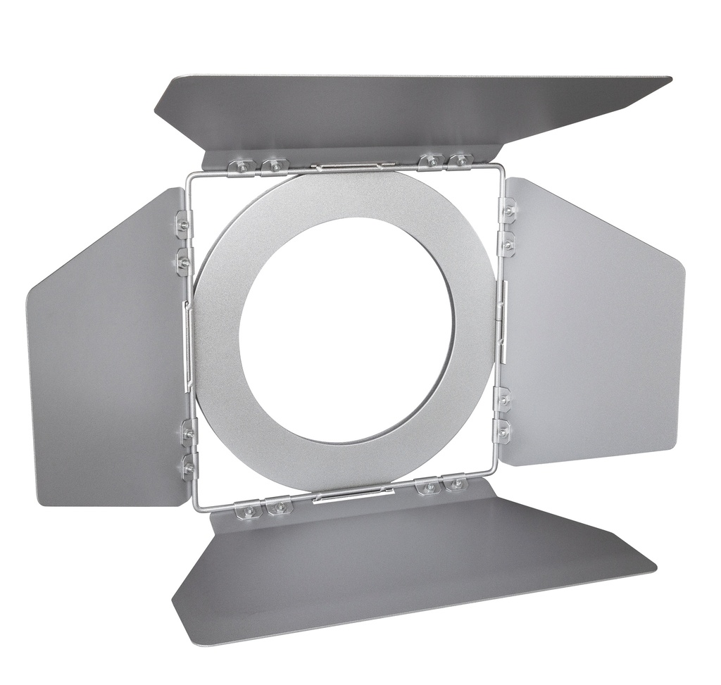 BRITEQ - COB BARNDOOR/Silver - Barndoors for COB PAR56 (white + RGB)