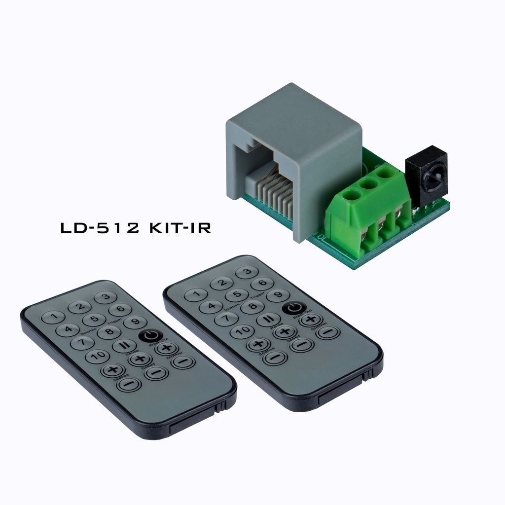 BRITEQ - LD-512KIT-IR - Infra-red set for DMX-Controller.