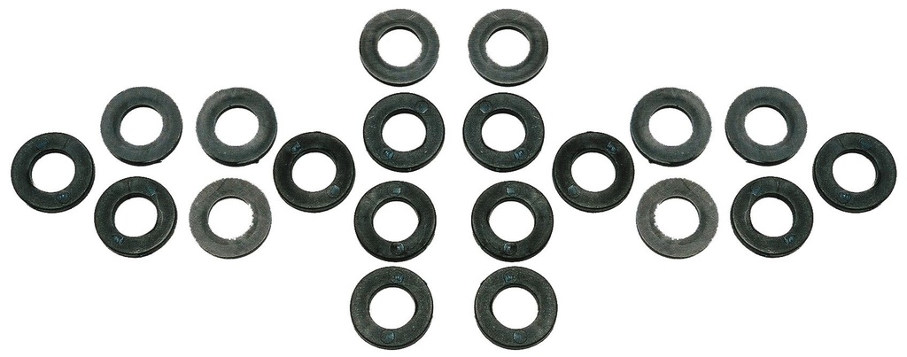 JV CASE - MS-03 - 20x black pvc washer M6
