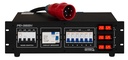 BRITEQ - PD-32SH/FRA-BEL - This 3-phase power distributor is designed to improve safety in both mobile, rental and fixed installations.