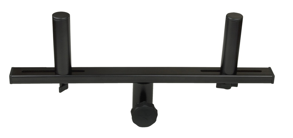 HILEC - TWIN SPEAKER BRACKET Mk2 - Bracket to put 2 small speakers on stand (2x20kg)