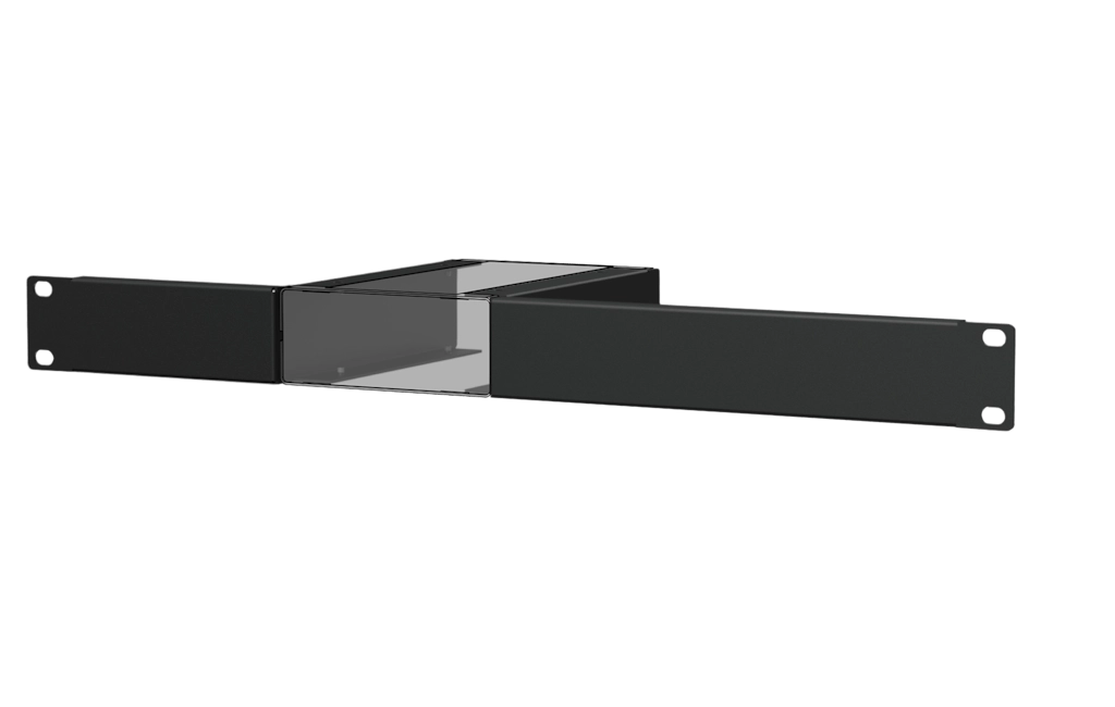 AUDAC - MBS101R - Setup box installation accessories - Mounts one unit into a 19” equipment rack (1 HE)