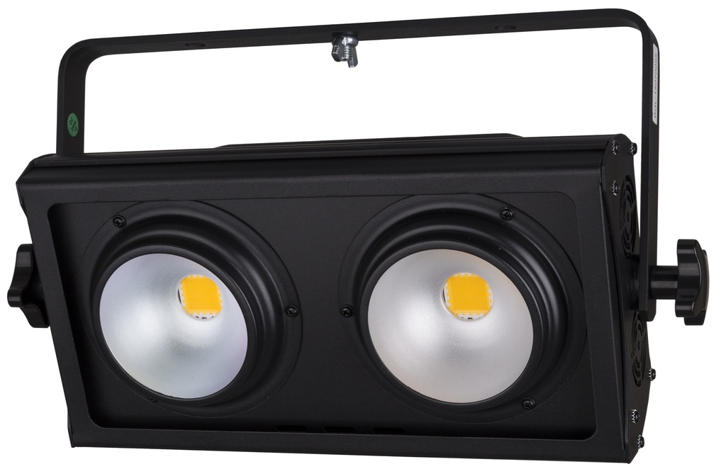 BRITEQ - COB Blinder 2x100W - LED BLINDER equipped with two white 100Watt "COB" LED-projectors