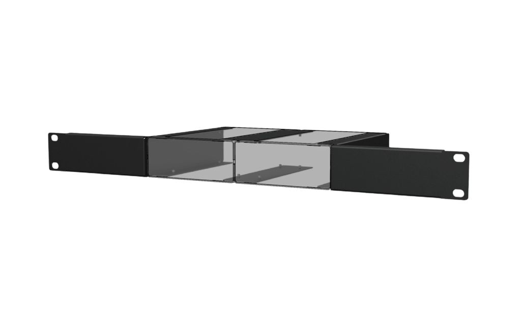 AUDAC - MBS102R - Setup box installation accessories - Mounts two units into a 19” equipment rack (1 HE)