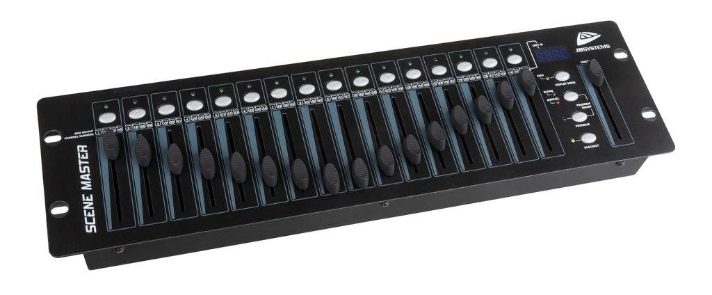 JB SYSTEMS - SCM-1 SCENEMASTER - 16ch DMX scene setter with MIDI out