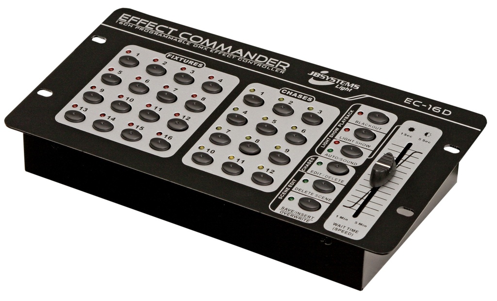 JB SYSTEMS - EC-16D EFFECT COMMANDER - Programmable 16-Channel DMX Switch pack controller for light effects