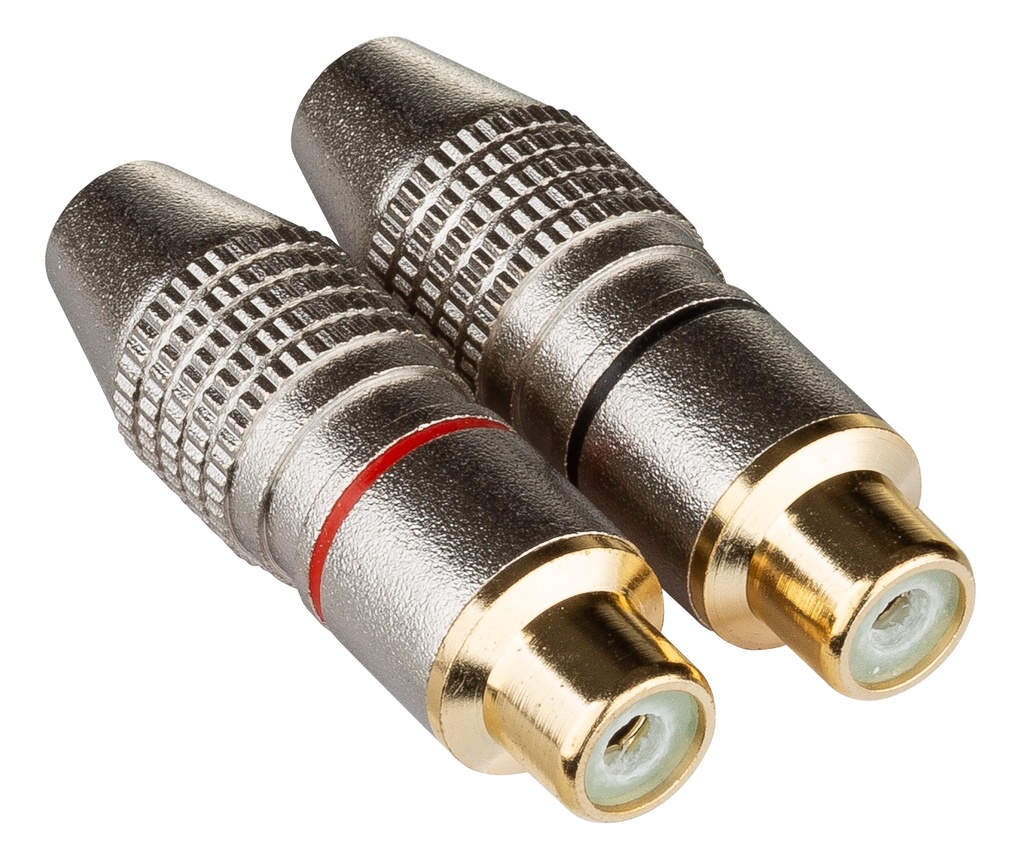 HILEC - RCA female CABLE - Female RCA connector for cable (2 pieces)