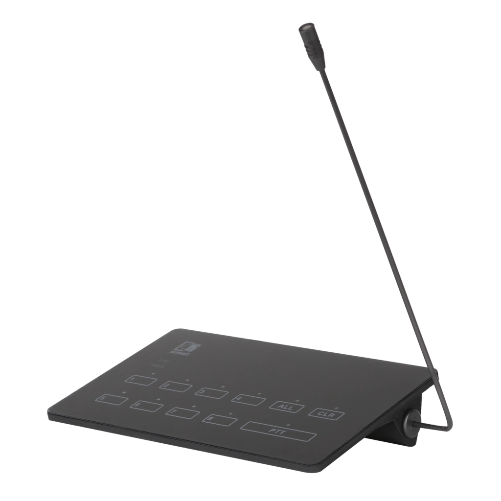 AUDAC - MPX88 - SurfaceTouch™ paging microphone 8 zones