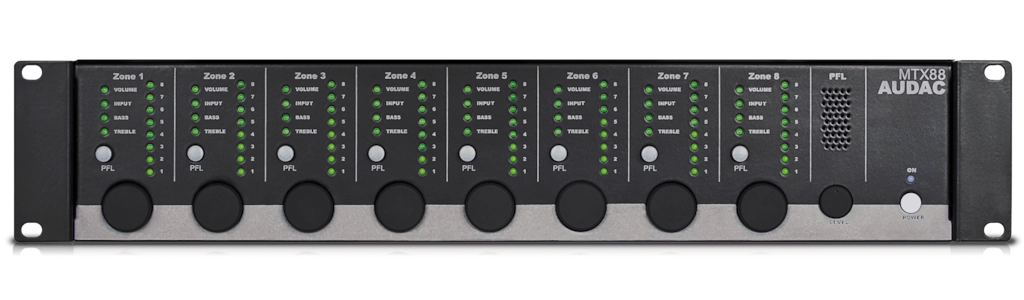 AUDAC - MTX88 - 8-zone audio matrix