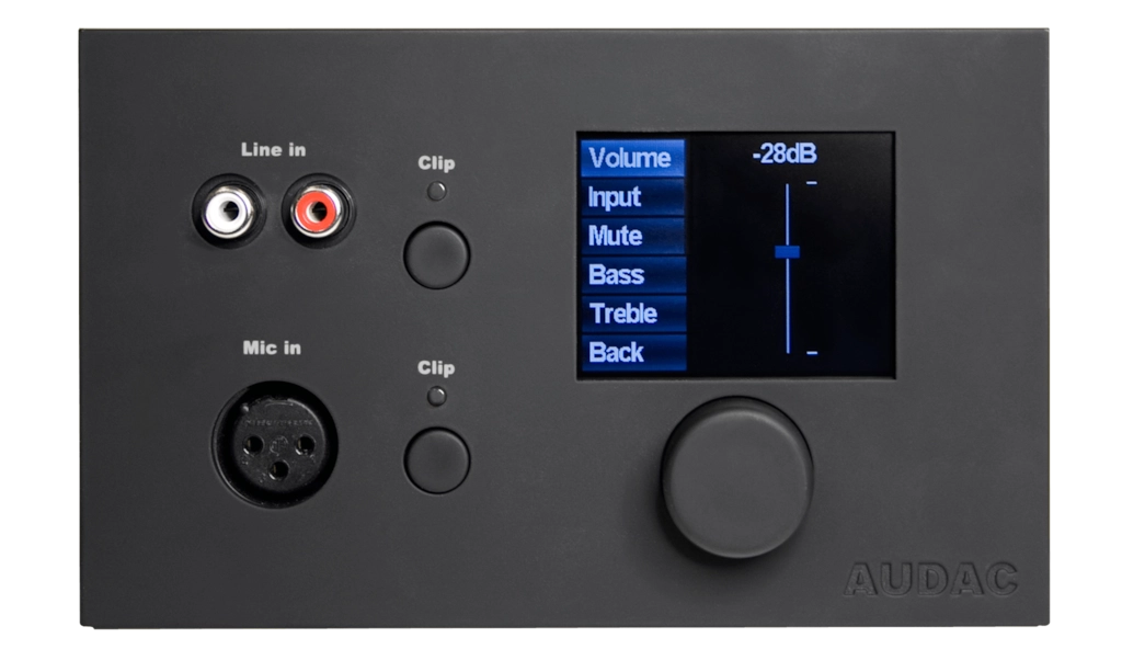 AUDAC - MWX65/B - All-in-one wall panel for MTX - Black version