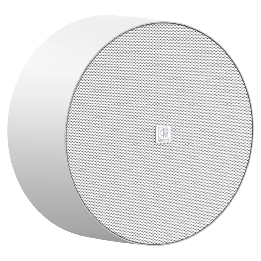 AUDAC - NELO706VI/W - Surface mount speaker - White version (RAL9016) with volume controller