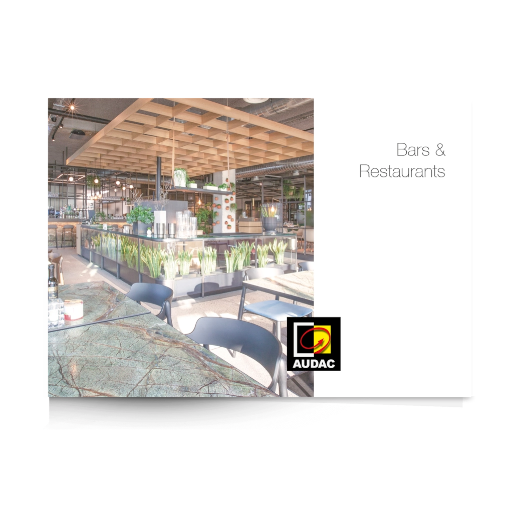 AUDAC - PROMO5211 - AUDAC References - Bars and Restaurants brochure