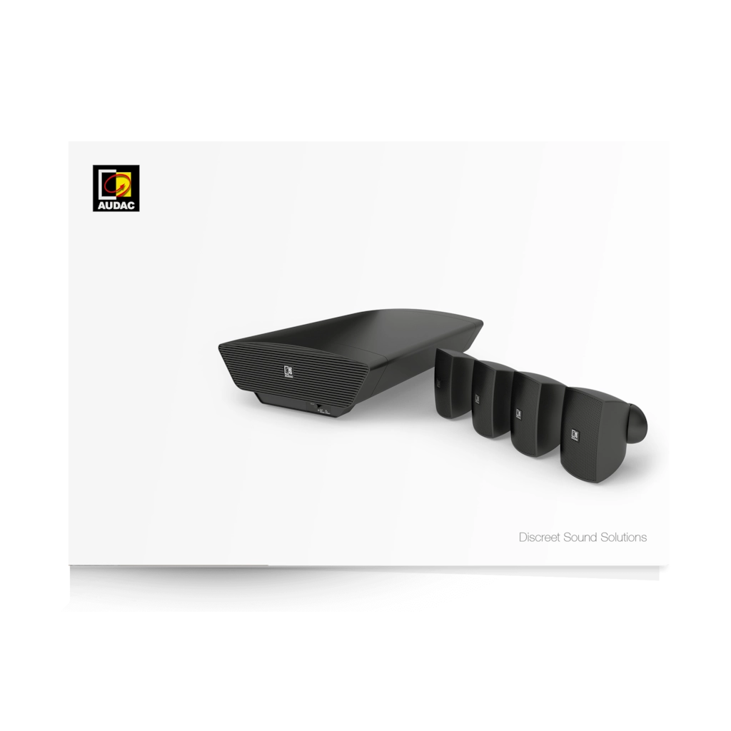 AUDAC - PROMO5218 - Discreet Sound Solutions brochure
