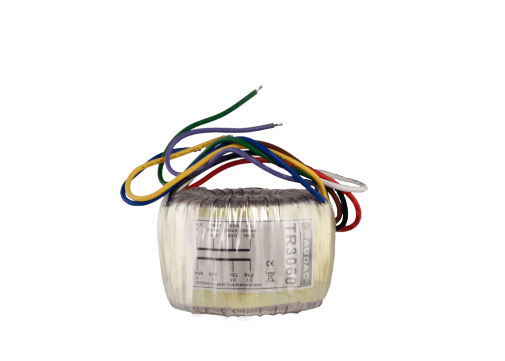 AUDAC - TR3060 - Toroidal audio line transformer 60W 100V