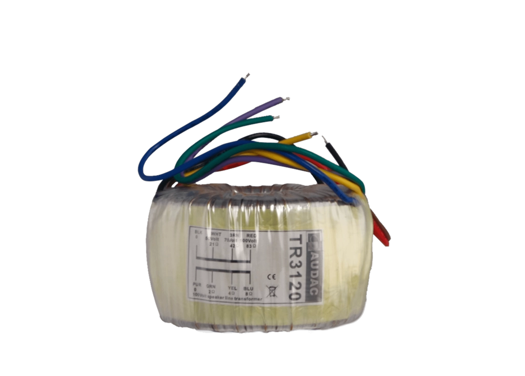 AUDAC - TR3120 - Toroidal audio line transformer 120W 100V