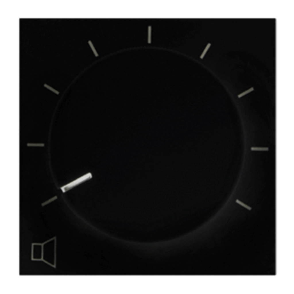 AUDAC - VC3208/B - Remote volume controller 45 x 45 mm - Black version