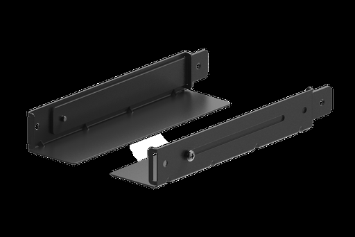 CAYMON - ALR30/B - Adjustable 19" l-rail set - 281 to 430 mm depth - Black version
