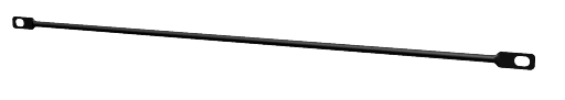 CAYMON - BLB01 - 19" Rackmount cable Lacing bar 